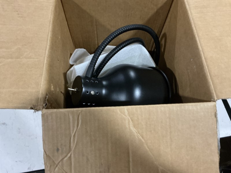 Condition photo showing Good Condition for food heat lamp - [3 bulbs included] [rapid-heating], 500w commercial food warmer light, heat lamp for food, catering warming lamp for buffet parties, painted black painted black 2 head