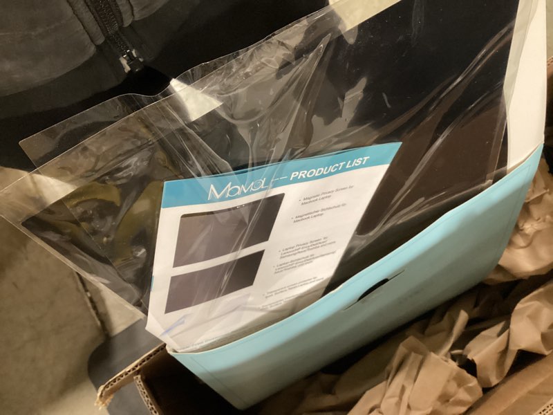 Condition photo showing Good Condition for [2 pack] 21.5 inch computer privacy screen for 16:9 aspect ratio widescreen monitor, eye protection anti glare blue light computer monitor privacy filter, removable anti-scratch 21in protector 2 pack 21.5 inch (16:9 aspect) black for monitor