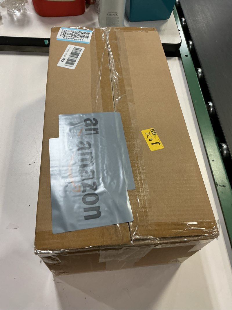Condition photo showing New/Like New for Bathroom Light Fixtures 3-Lights Seeded Glass in Brushed Nickel Finish, 23.6-Inches Vanity Lighting Bath Wall Mount Lamp for Kitchen Living Room Workshop Brused Nickel 3-Lights, 23.6-Inches