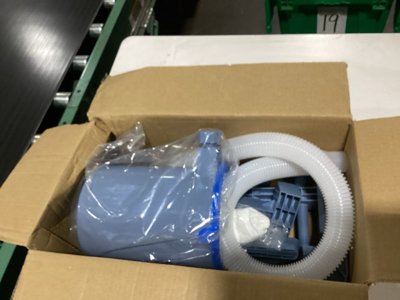 Condition photo showing New/Like New for deeprclean upgrade above ground pool skimmer comes with 3 socks, anti-tilt wall mount surface skimmer, removable skimmer basket, adjustable height bracket, auto skimming pool surface leaves - blue