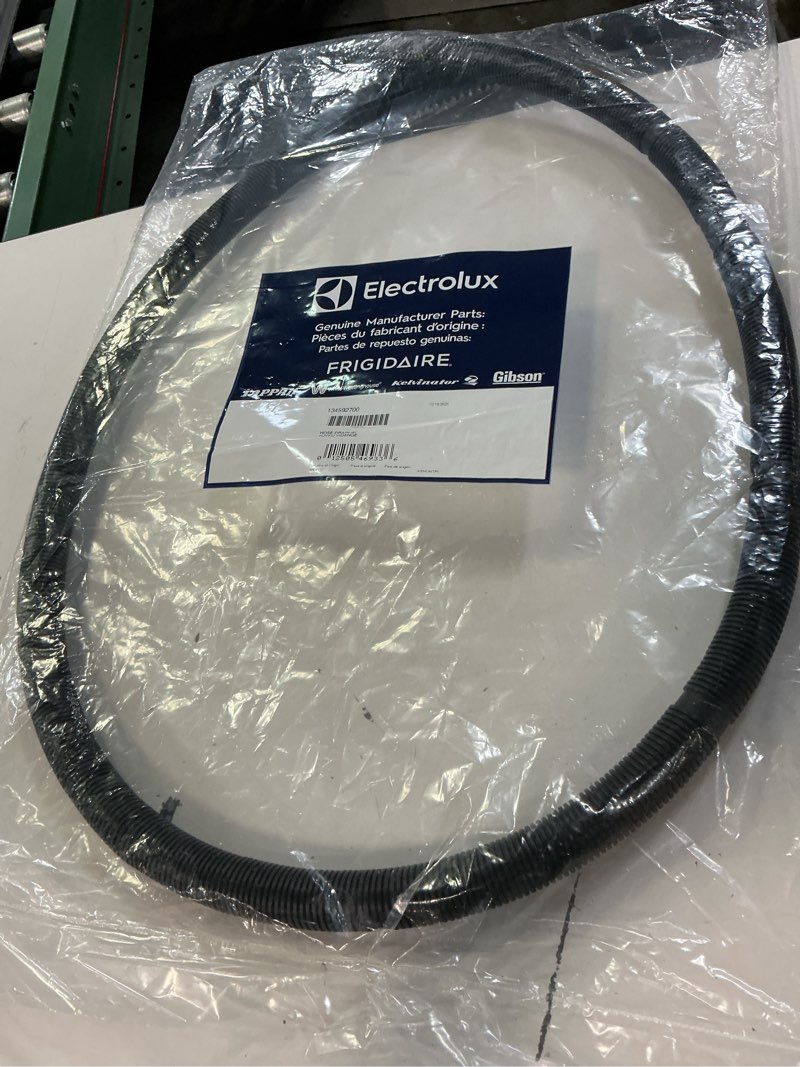 Condition photo showing New/Like New for frigidaire 134592700 washer drain hose for washing machines, black
