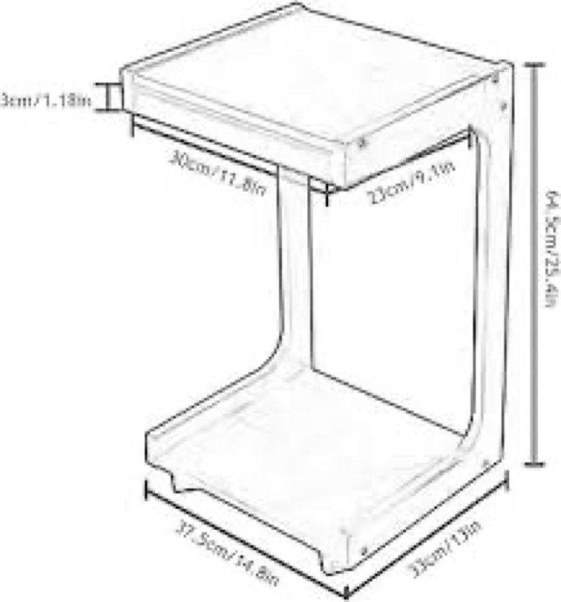 wood side end table with bottom storage shelf and casters, for living room, bedroom and small spaces, accent bedside farmhouse tables, easy assembly