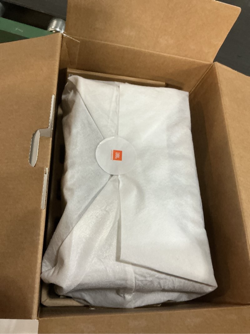 Condition photo showing Good Condition for JBL Authentics 200 - Retro Style Smart Home Speaker with Built in Wi-Fi, Bluetooth and Voice Assistants, Alexa and Google Assistant, Multi-Room Playback, Automatic self tuning (Black/Gold) Authentics 200 Black/Gold