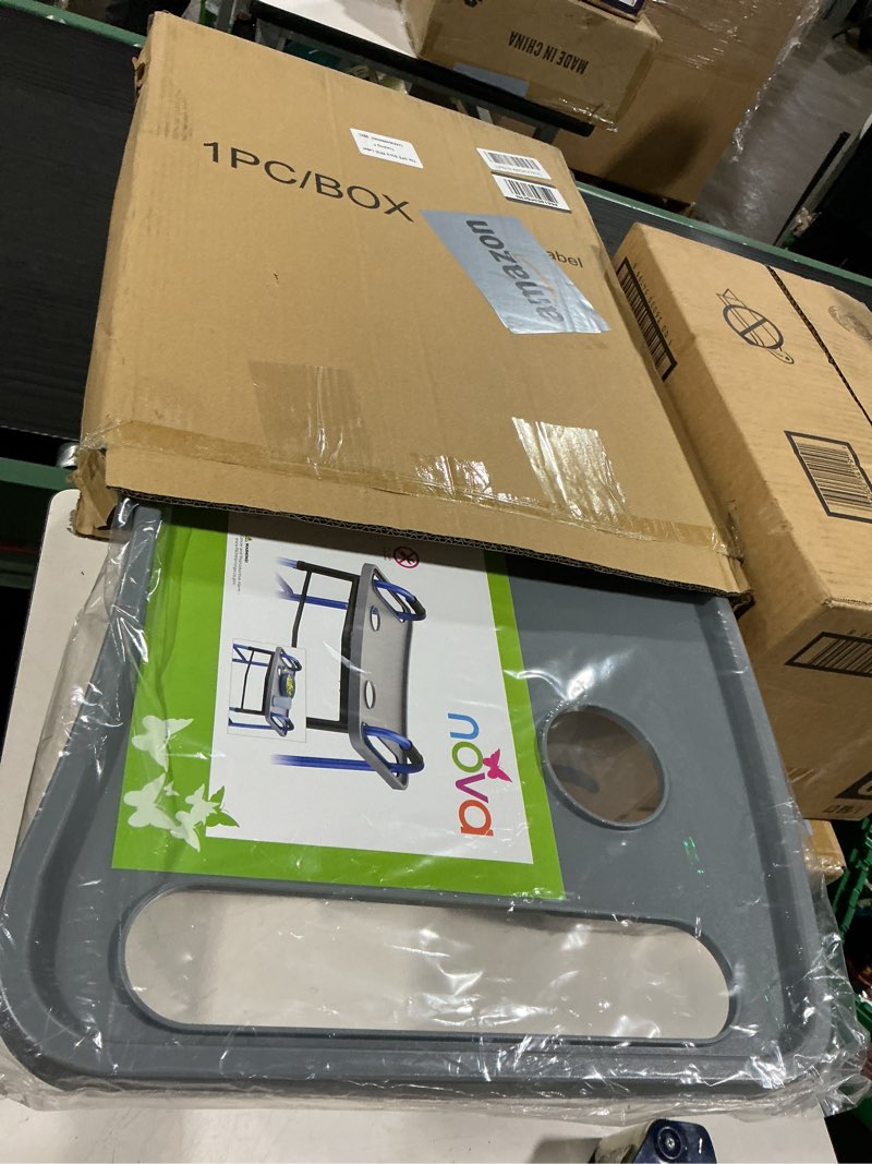 Condition photo showing Good Condition for nova walker tray table with two cup holders and spill-proof raised edges for seniors, standard folding walker accessory, 16 x 23 inch