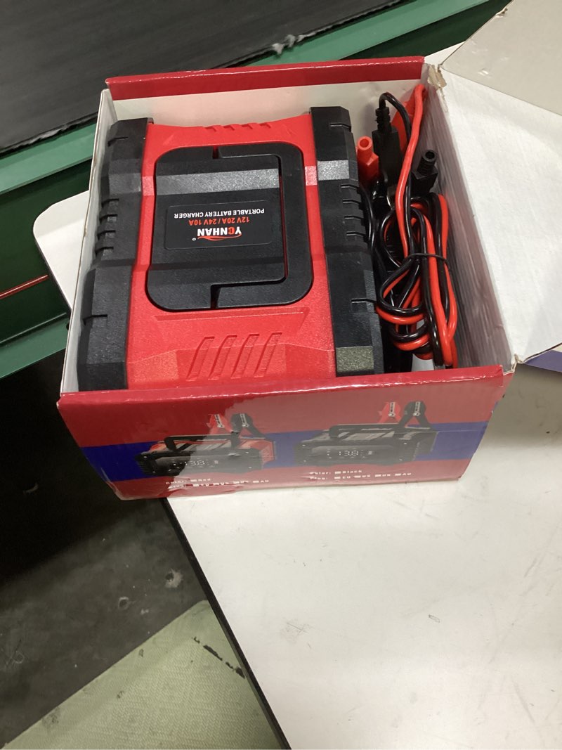 Condition photo showing Good Condition for yonhan battery charger 20a 12v/24v lifepo4 lead acid fully automatic battery maintainer, car battery trickle charger automotive w/repair, winter mode, for agm, std, gel, deep cycle batteries