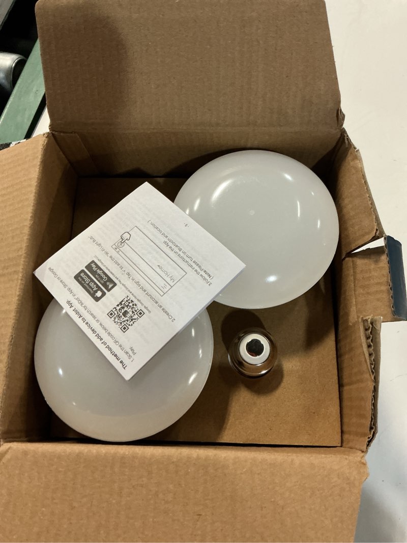 Condition photo showing Good Condition for linkind matter smart light bulb, br30 smart bulbs, recessed led color changing light bulbs rgbtw, e26 smart flood light bulbs 650lm 60w work with alexa, apple home, google home, smartthings, 4pack glow lite 650lm-4pk