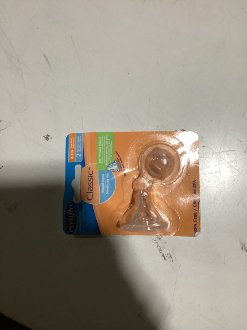 Evenflo Feeding Classic Winged Nipple, Newborn