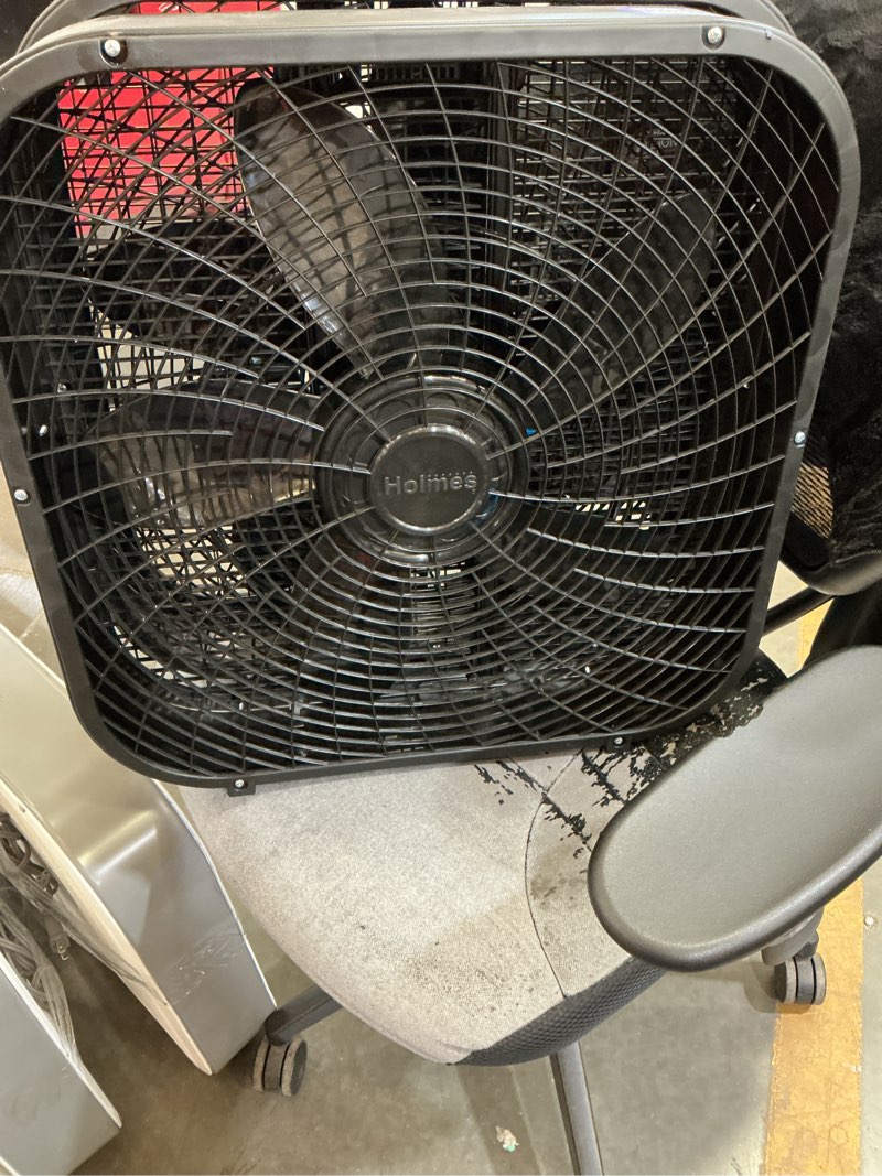 Holmes box fan black