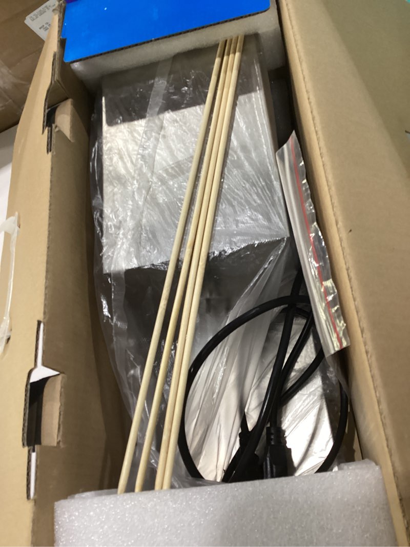 Condition photo showing New/Like New for commercial potato slicer electric tornado potatoes spiral cutter french fry machine stainless steel with switch control for home commercial potato tater cutting