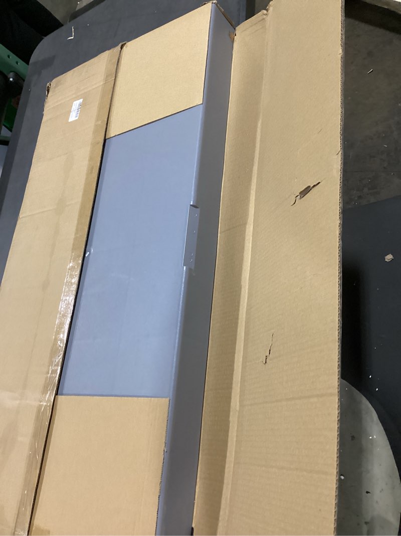 Condition photo showing Good Condition for mini split condenser pad for ductless air conditioner heat pump systems, 38" x 18" x 3" anti-slip plastic equipment base for outdoor hvac unit, gray
