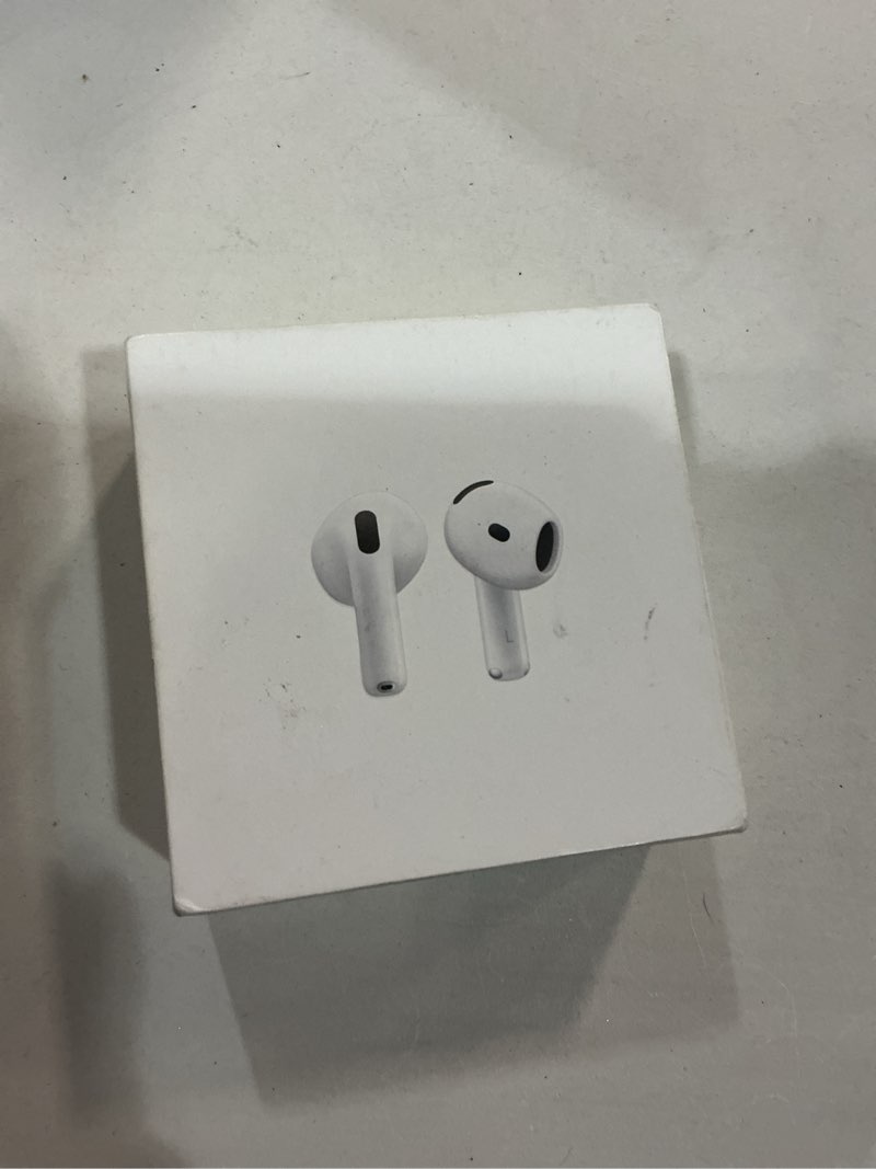 Condition photo showing New/Like New for apple airpods 4 wireless earbuds, bluetooth headphones, personalized spatial audio, sweat and water resistant, usb-c charging case, h2 chip, up to 30 hours of battery life, effortless setup for iphone without active noise cancellation without applecare+