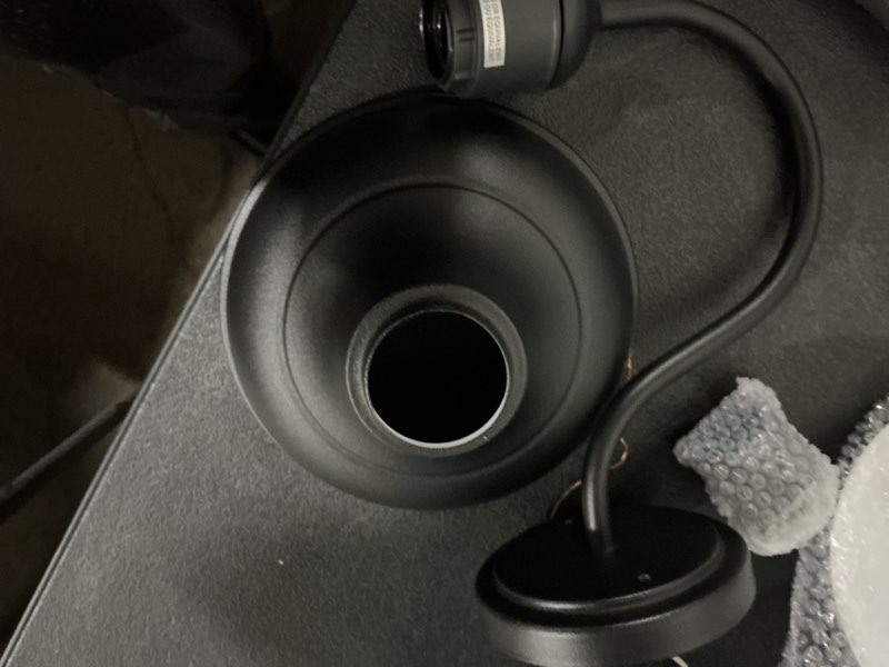 Condition photo showing As Is for project source barn light 2-pack 1-light 9.45-in h matte black outdoor wall light