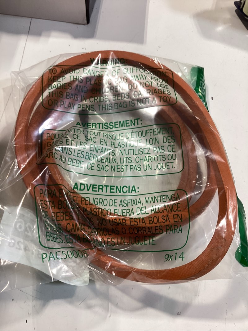 Condition photo showing Good Condition for 954-04252 drive belt/kevlar cord / 1/2" x 84 1/2" - compatible with troy bilt mtd 754-04252 954-04252 yardman huskee clt42h lt542h lt2500 lt4216 t2100