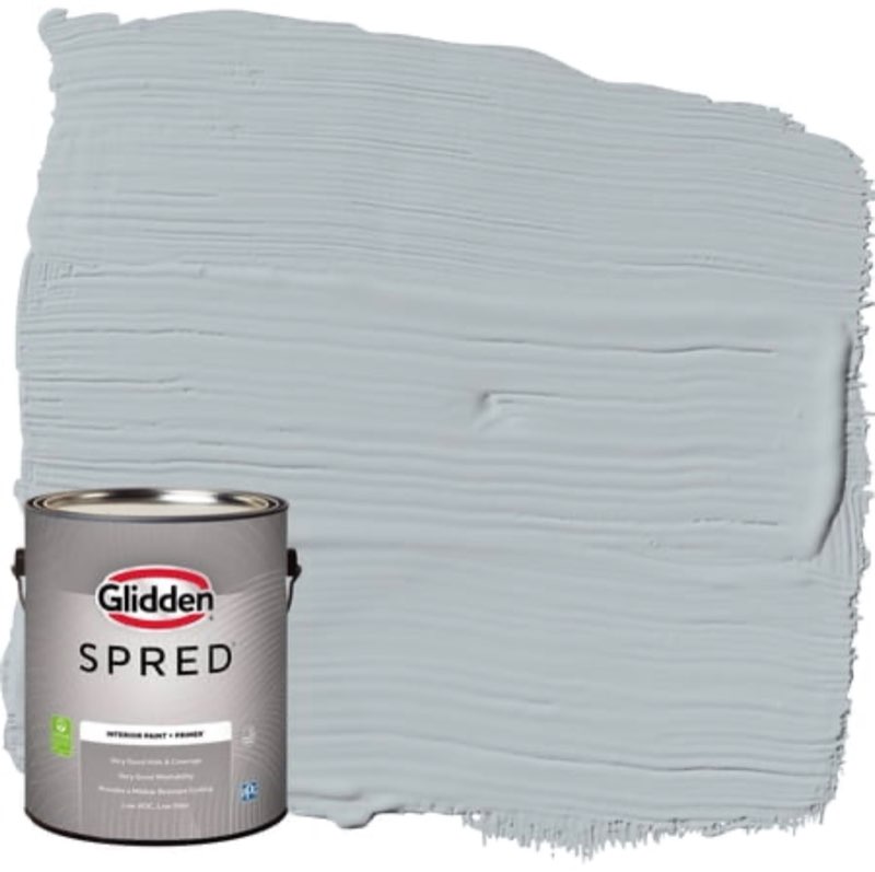 Glidden Spred Grab-N-Go Interior Wall Paint Gray Frost / Grey  Eggshell  1 Gallon