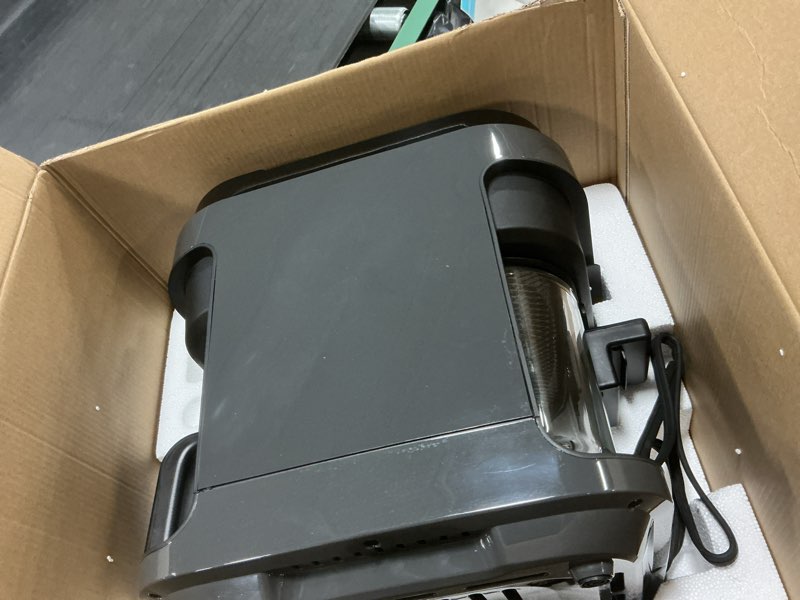 Condition photo showing Good Condition for Nutrichef 5.8 Quart Air Fryer | 8-1 Preset Cook Modes | Transparent Fry Bowl for Best Cooking Result