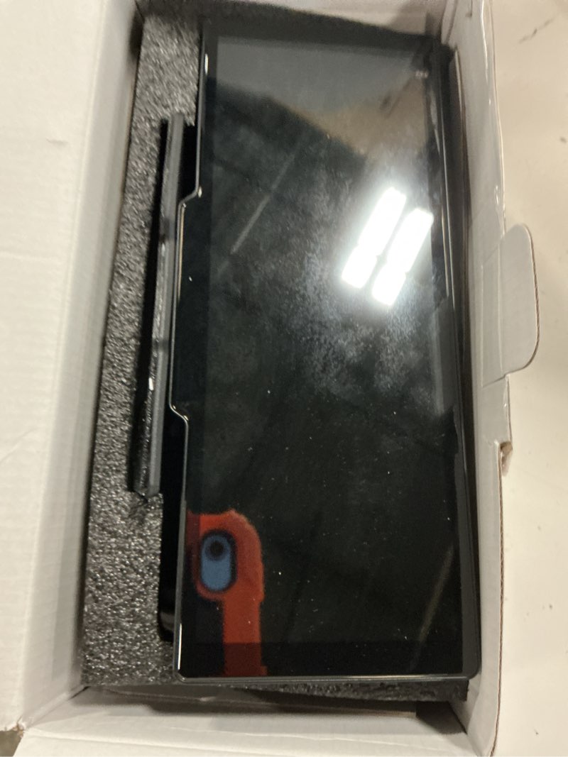 Condition photo showing As Is for tecxerllon 10.26" portable apple carplay screen for car, wireless car play & android auto, 4k dash cam and 1080p backup camera, ota, gps navigation, voice control, mirror link 10.26 inch with dash cam & backup cam