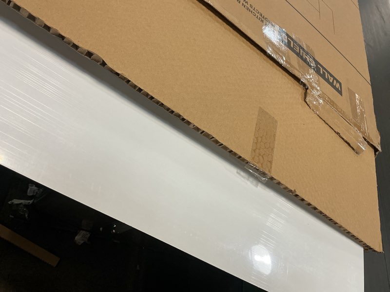 Condition photo showing As Is for gasland 24" x 30" stainless steel backsplash kbss30 | splatter guard for stoves | range hood wall shield | ultra flat, easy to clean and install metal panel