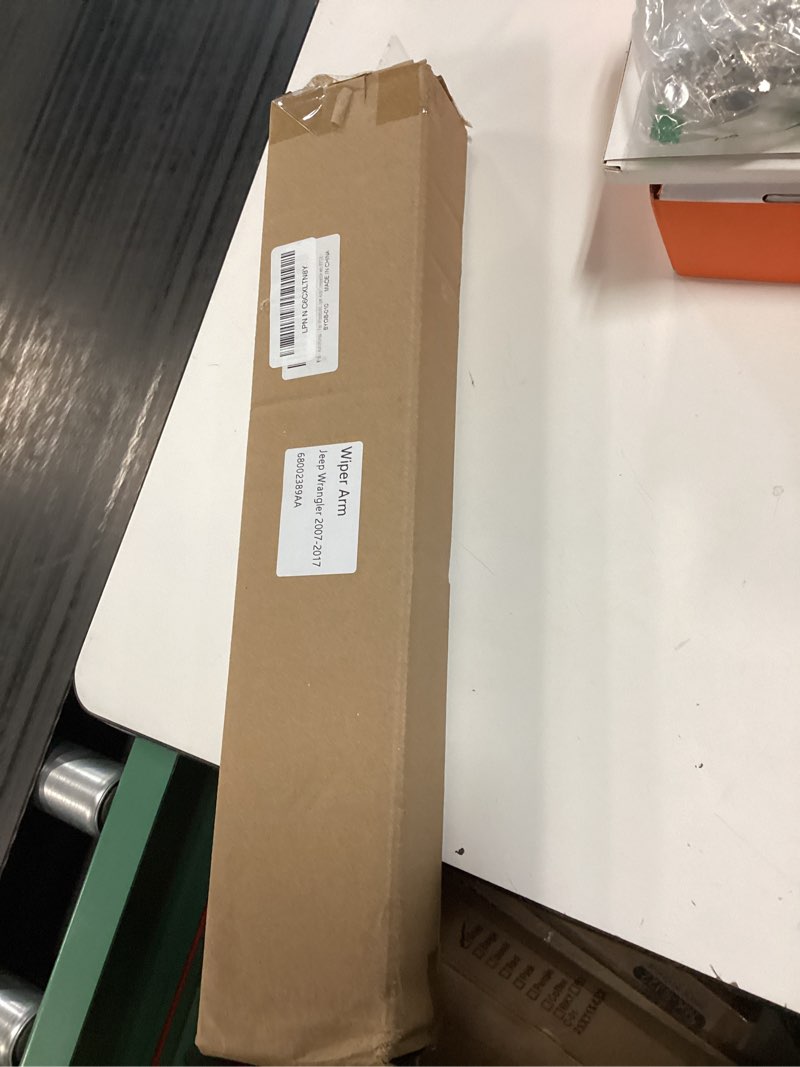 Condition photo showing New/Like New for 1 pair front windshield wiper arm kit noiseless fits replaces oe 68002389aa compatible with 2007-2018 jeep wrangler jk/jku left and right