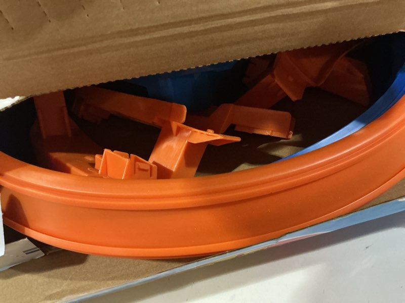 Condition photo showing Good Condition for Hot Wheels Toy Car Track Set, Criss Cross Crash with 1:64 Scale Vehicle, Powered by a Motorized Booster (Amazon Exclusive)