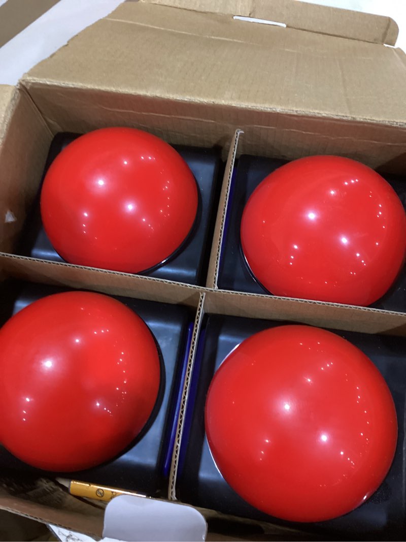 Condition photo showing New/Like New for Cididu 4 Pack Game Answer Buzzers, Answer Button Props with Sound and Light, Trivia Quiz Got Talent Buzzer for Game Show, Buzzer Alarm Buttons, Party Contest Prop Toy Perfect for Kids Adult