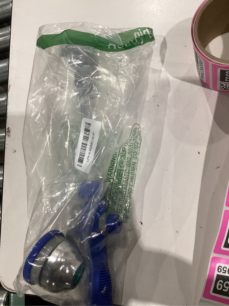 Condition photo showing Good Condition for Watering Wand, 16" Aluminum Garden Hose Nozzle with 180° Rotating Ratchet Head, 9 Spray Patterns & Adjustable Flow Control - Perfect for Water Hanging Baskets and Shrubs