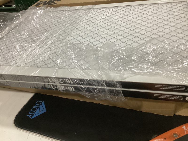 Condition photo showing As Is for filtrete 16x25x1 air filter, mpr 2800, merv 14, healthy living ultrafine particle reduction 3-month pleated 1-inch air filters, 2 filters