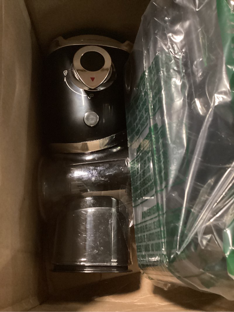 Condition photo showing Good Condition for susteas rotary cheese grater with handle,vegetable slicer with 6 interchangeable blades, reinforced suction,easy to clean,kitchen shredder for crushed ice,fruits and nuts with blade storage case,black