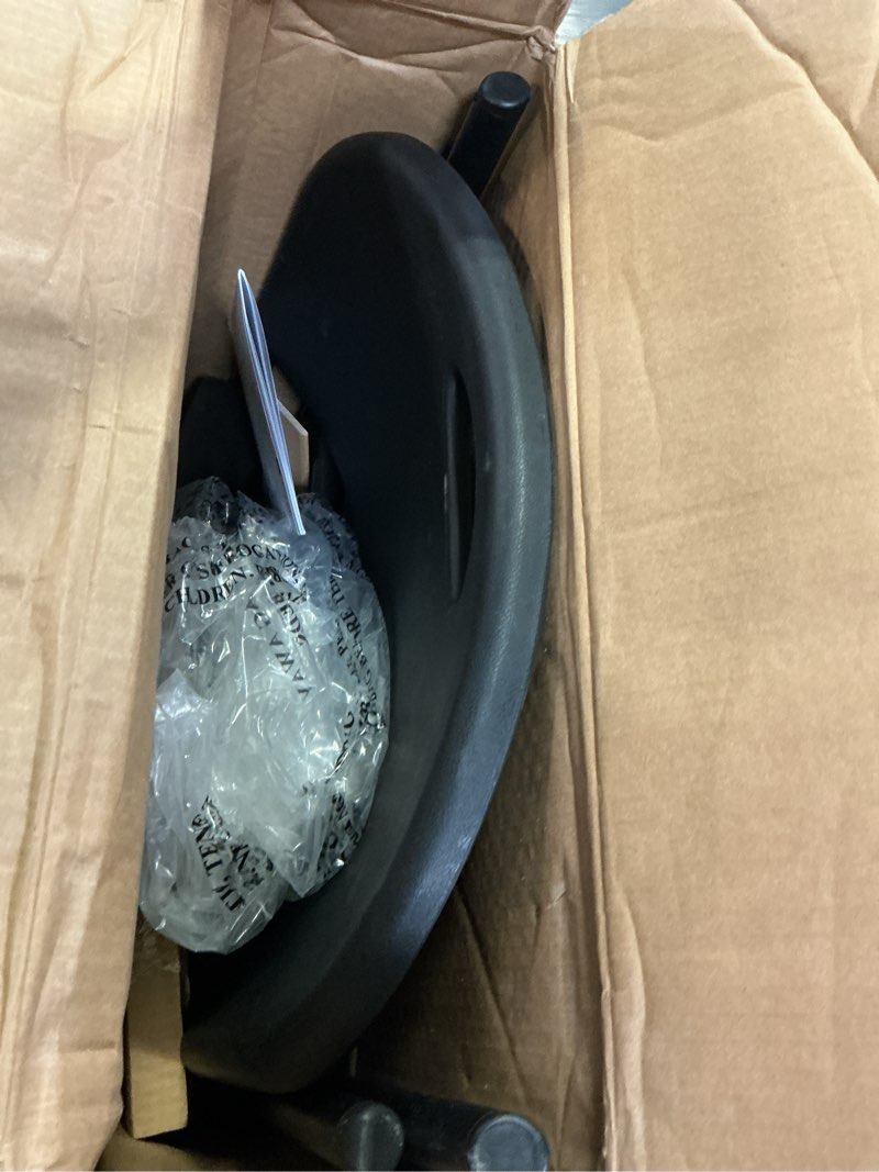 Condition photo showing Good Condition for Amazon Basics Foldable Portable Sturdy Folding Plastic Chair, 350-Pound Capacity, Black, 2-Pack 2-Pack Black