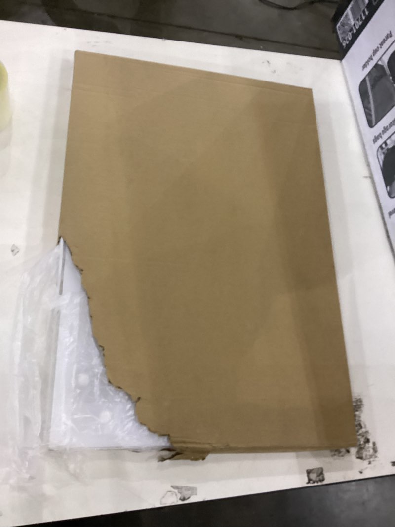 Condition photo showing As Is for 1Pc Cat Litter Box Enclosure, Pee Shields High Side Litter Box Enclosure, Cat Litter Box Splash Guard, Box Enclosure with Shield (Without Pan) Pee Shield 17"x14"