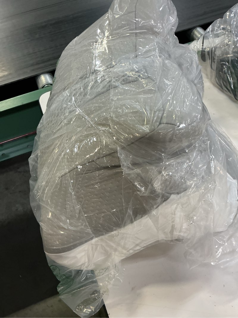 Condition photo showing Good Condition for epabo contour memory foam pillow orthopedic sleeping pillows, ergonomic cervical pillow for neck pain - for side sleepers, back and stomach sleepers, free pillowcase included (firm & queen) white queen(24*15*4.8 inches)