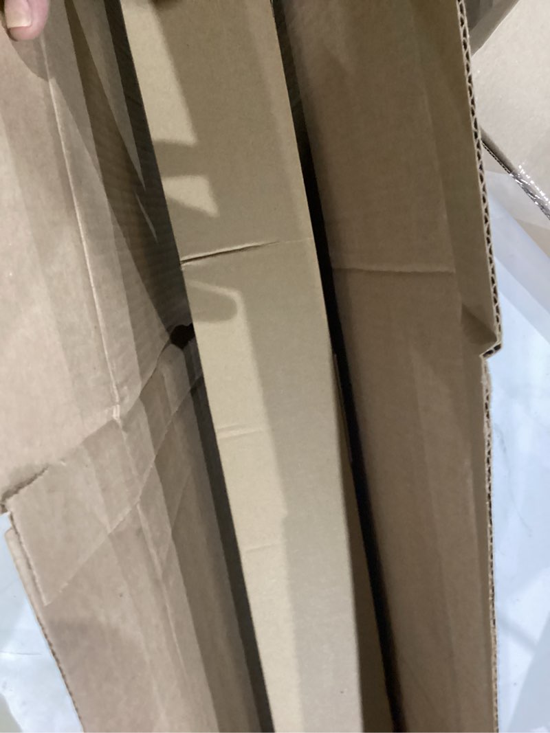 Condition photo showing As Is for kamanina 1 inch double curtain rod 36 to 72 inches(3-6 feet), antique silver curtain rods for windows 28 to 48 in, telescoping drapery rod for bedroom, dual curtain window rod with round finials antique silver 36-72"
