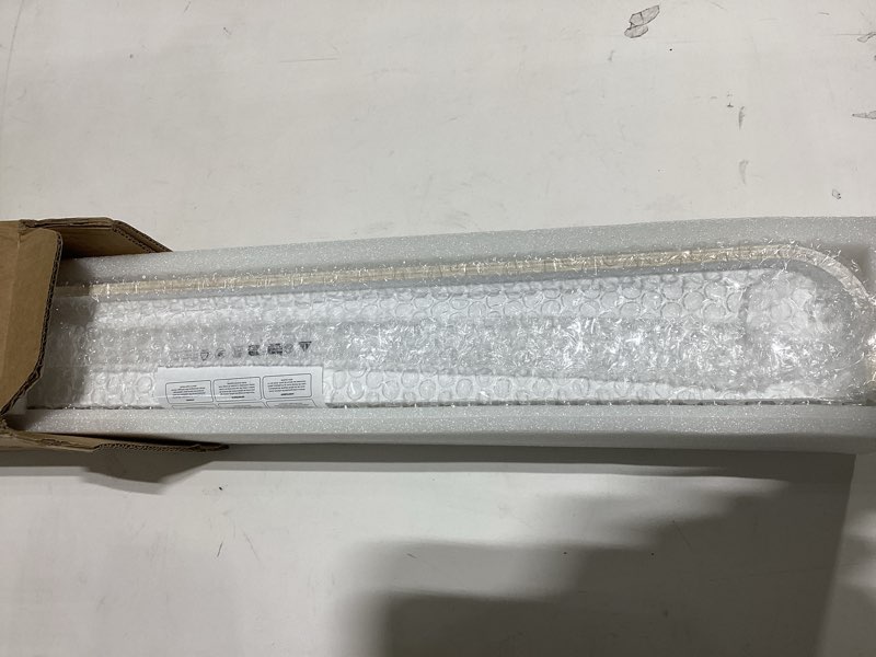 Condition photo showing New/Like New for kazai. wall-mounted coat rack 'toke' - modern design coat rack with hidden wall hooks - solid wood veneer panel coat hanger - white 8 hooks white