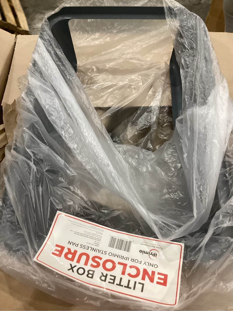 Condition photo showing Good Condition for iprimio xl cat litter box enclosure - 23"x15"x6" stainless steel litter enclosure for big cats - cat litter box lid only design for use with xl pans - patent pending cover only enclosure only xl - enclosure cover only (stainless steel)