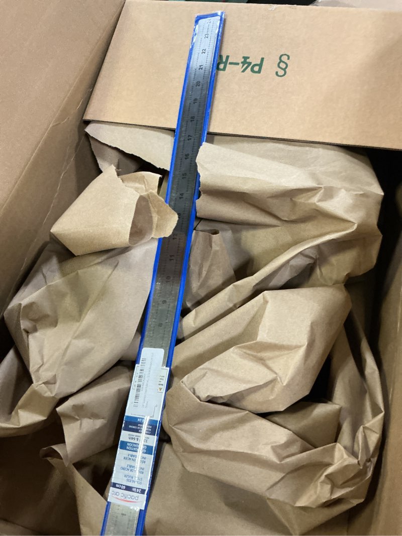 Condition photo showing Good Condition for 24" Stainless Steel Ruler with Non-Skid Cork Backing: 32 & 64 divisions per inch Single | 24 Inch