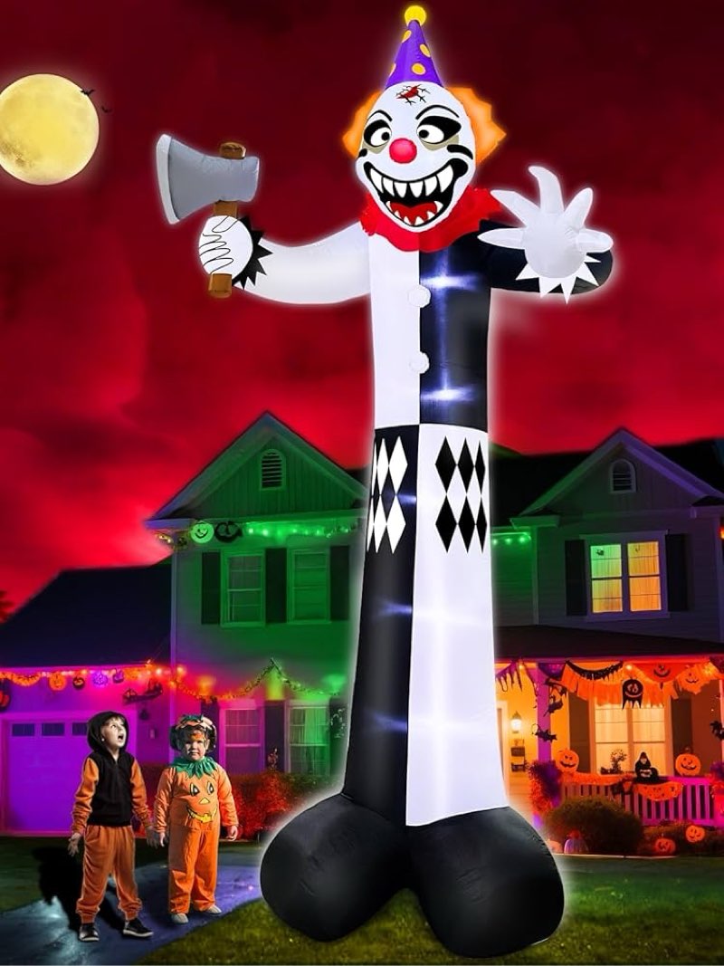12 Ft Giant Halloween Inflatable Decorations for Outdoor Yard Use: Scary