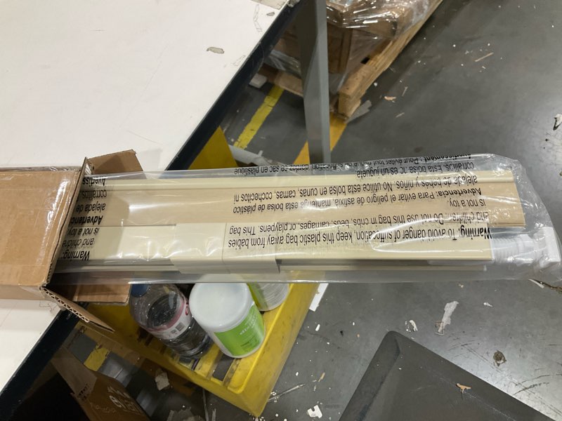 Condition photo showing Good Condition for LazBlinds Cordless Cellular Shades, No Tools No Drill Blackout Honeycomb Shades Pleated Blinds for Windows, 36'' W x 48'' H, Soft Cream Blackout-soft Cream 36'' W x 48'' H