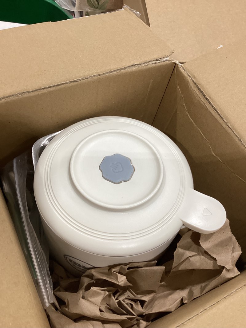 nut milk maker machine, 40oz/1.2l soy milk maker, beige, open