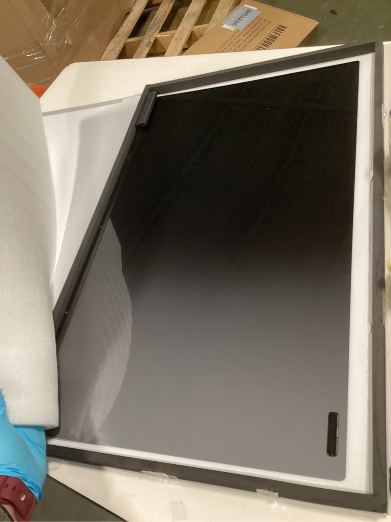 Condition photo showing Good Condition for Magnetic Computer Privacy Screen 27 Inch, Aesthetic Hanging Privacy Screen for Computer Monitor with Anti-Blue Light Coating, Removable PVC Magnetic Attachment Computer Monitor Privacy