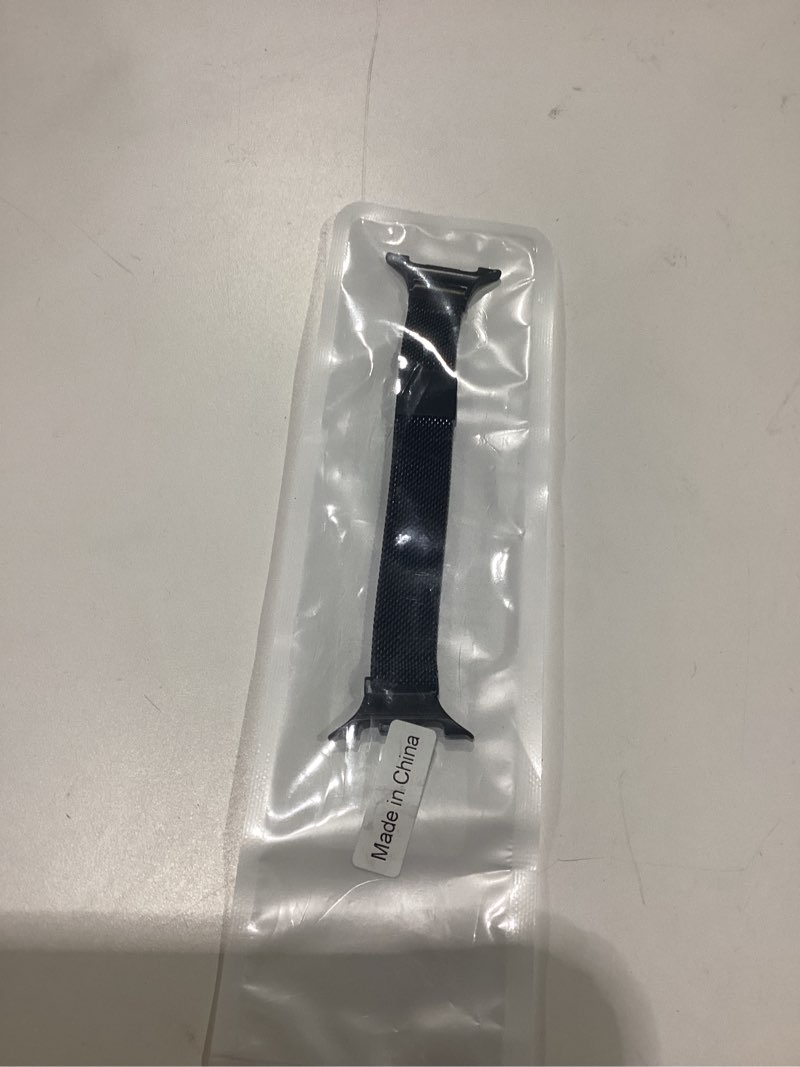 Condition photo showing New/Like New for slim milanese metal bands for samsung galaxy watch 8 band 40mm 44mm/8 classic 46 mm women men,stainless steel mesh loop magnetic strap for samsung galaxy watch 8 classic band 46mm/8 44 mm 40 mm correa 02-black galaxy watch 8/8classic band