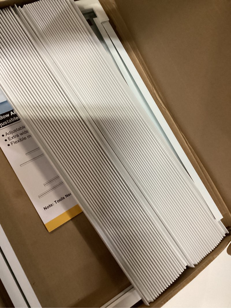 Condition photo showing Good Condition for air jade window air conditioner side panels with frame, adjustable ac side panels for most 5,000 to 14,000 btu window ac units, extra wide window air conditioner panels and frame kit, pack of 2 small - fit 5,000 to 14,000 btu