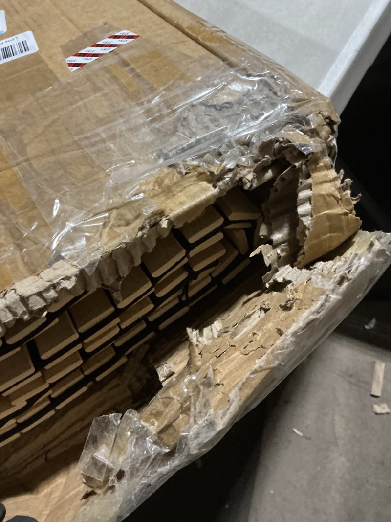 Condition photo showing As Is for Bunkie Board Heavy Duty 6mm Natural Bamboo Bed Boards for Under Mattress,Encrypting The Bed Plate to Prevent The Mattress from Sagging, Suitable for Sofa Beds and Metal Bed Frames (Queen)