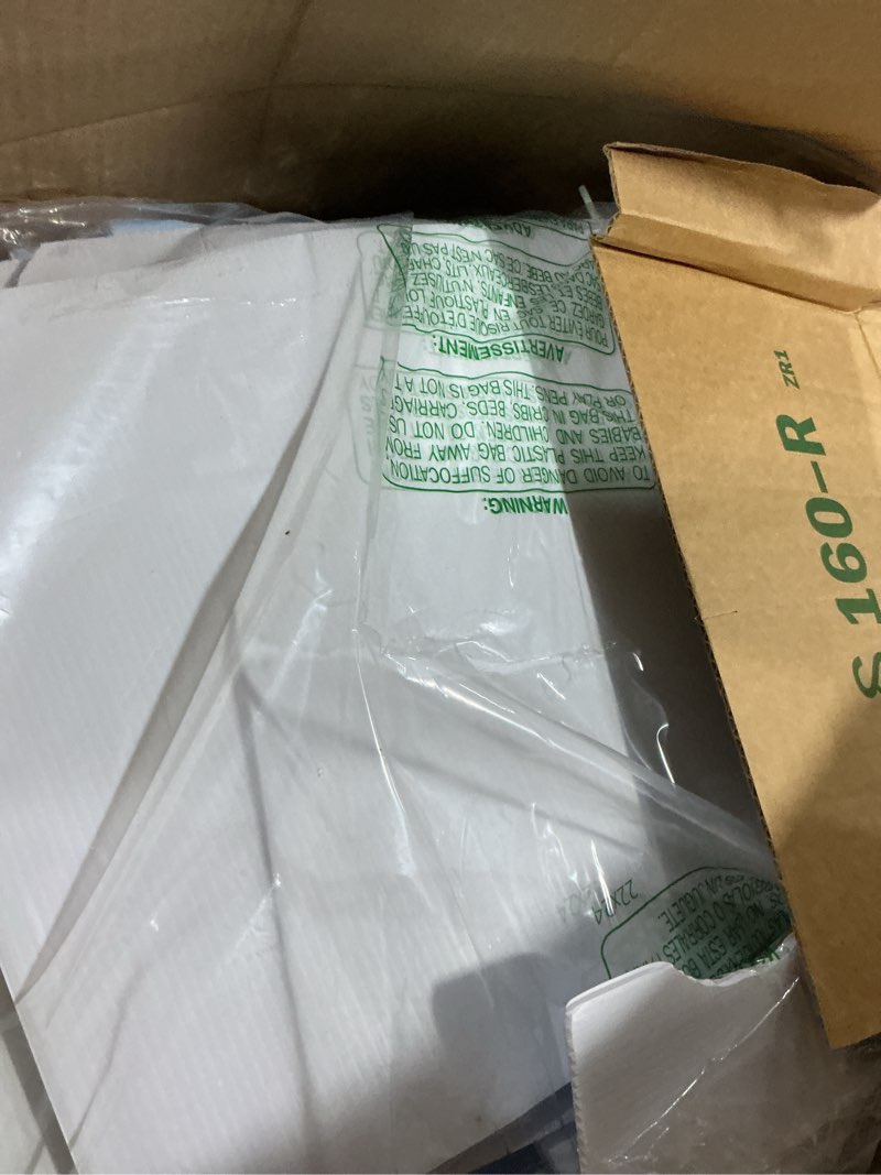 Condition photo showing As Is for thyle 3 pieces large winter iceberg cardboard 24" 35" 39" ice birthday party supplies cutout standup photo booth prop backdrop winter wonderland arctic scene baby shower favors