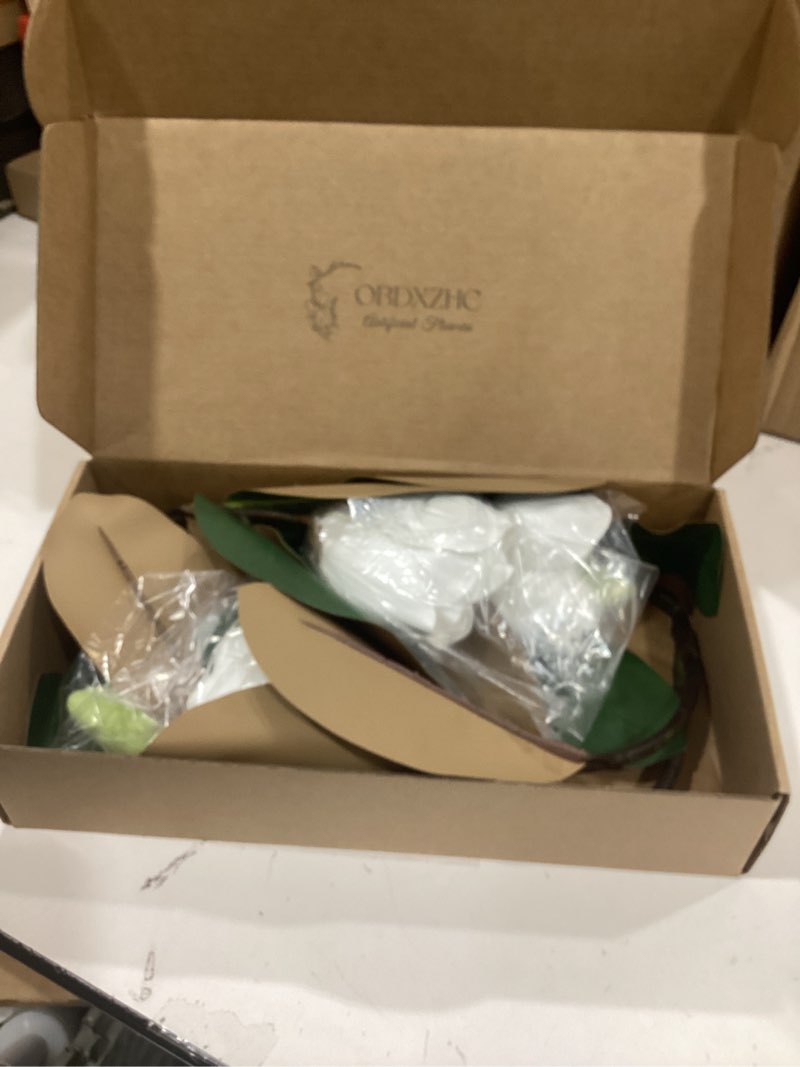 Condition photo showing New/Like New for 2PCS 35inch Artificial Magnolia Flowers with Green Magnolia Leaves and Fruit 3D Real Touch 2 Heads Long Stem Faux Magnolias Flower for Home Wedding Table Office Floral Arrangement Decoration (Cream) 33.5inch Cream 2PCS