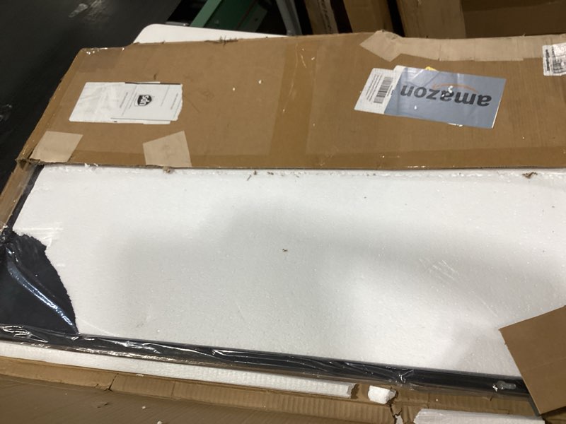 Condition photo showing Good Condition for window mirrors for wall decor, wall mirrors decorative window pane 24 x 36, rectangular metal framed wall mounted mirrors for bedroom, living room, dining room, entryway, bathroom, fireplace black 36"l x 24"w