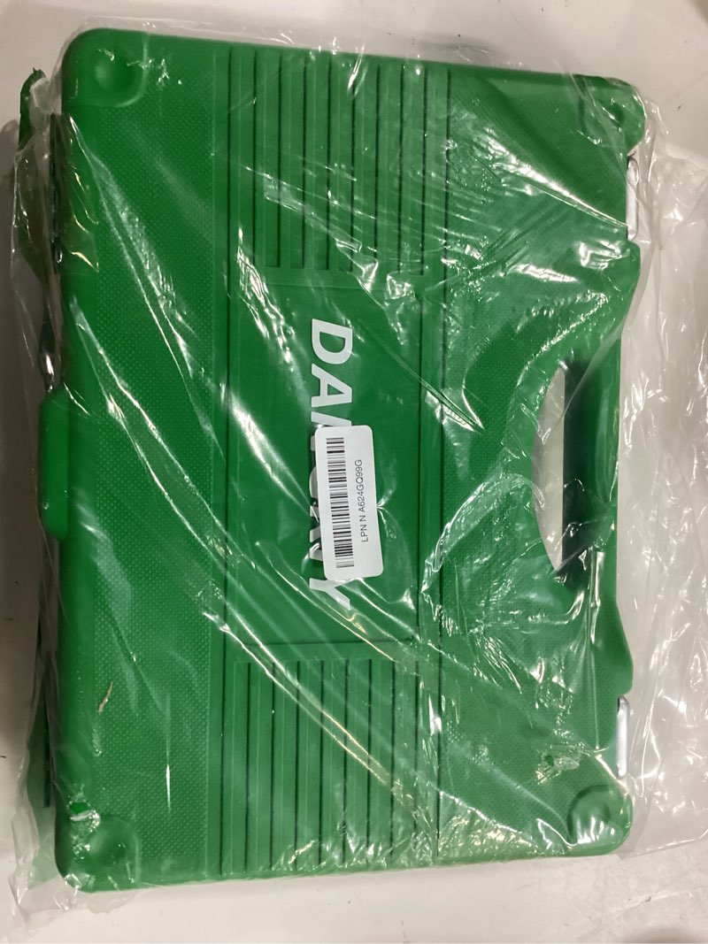 Condition photo showing New/Like New for 3/8" Drive Impact Socket Set, 50 Piece Standard SAE (5/16 to 3/4 inch) and Metric (8-22mm) 6 Point, Extension Bars, Impact Universal Joint, Adapter, Cr-V Steel