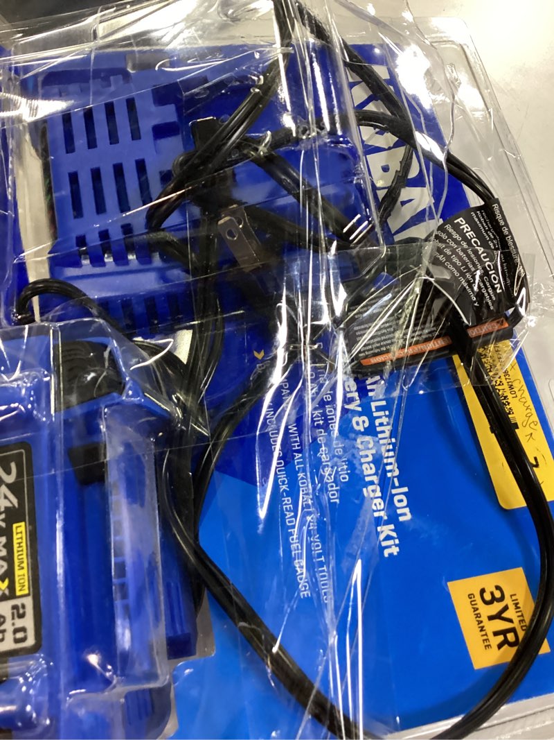 Condition photo showing Good Condition for kobalt 24 -volt 1 -pack lithium-ion ( 2 ah battery and charger )
