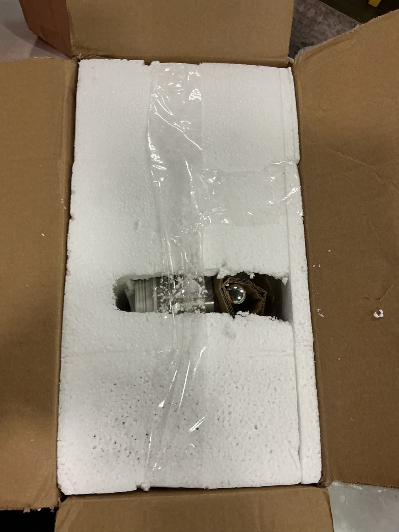 Condition photo showing Good Condition for battery operated wall sconce, 3-light dimmable rechargeable vanity light fixture with remote & bulbs, 3-light silver wireless indoor non-hardwired wall lamp for bedroom, living room, cabinet, porch brushed nickel