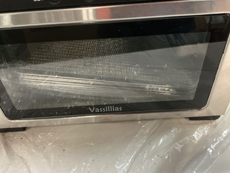 Condition photo showing Good Condition for stainless steel mini food dehydrator dryer- 6 stainless steel trays, digital adjustable timer, 400w, 176°f, temperature control, for jerky, herb, meat, beef, fruit and pet treats, model 2016yj, silver 6 trays