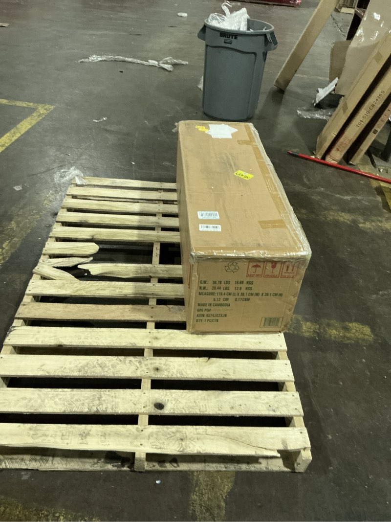 Condition photo showing Good Condition for National Tree Company 6.5 ft Pre-Lit Downswept Douglas Fir Artificial Christmas Tree, 650 LED Lights, 1,227 Tips, PowerConnect, Foot Pedal, 10 Light Functions, Includes Stand, Green 6ft 6in