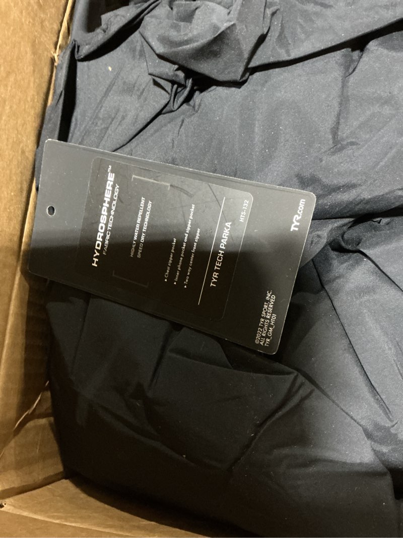 Condition photo showing Good Condition for TYR Hydrosphere Tech Unisex Adult Swim Parka - Highly Wind and Water-Resistant Swimming Cover Up for Women, Men - Warm Fleece Lining, Multiple Pockets for Training and Competition